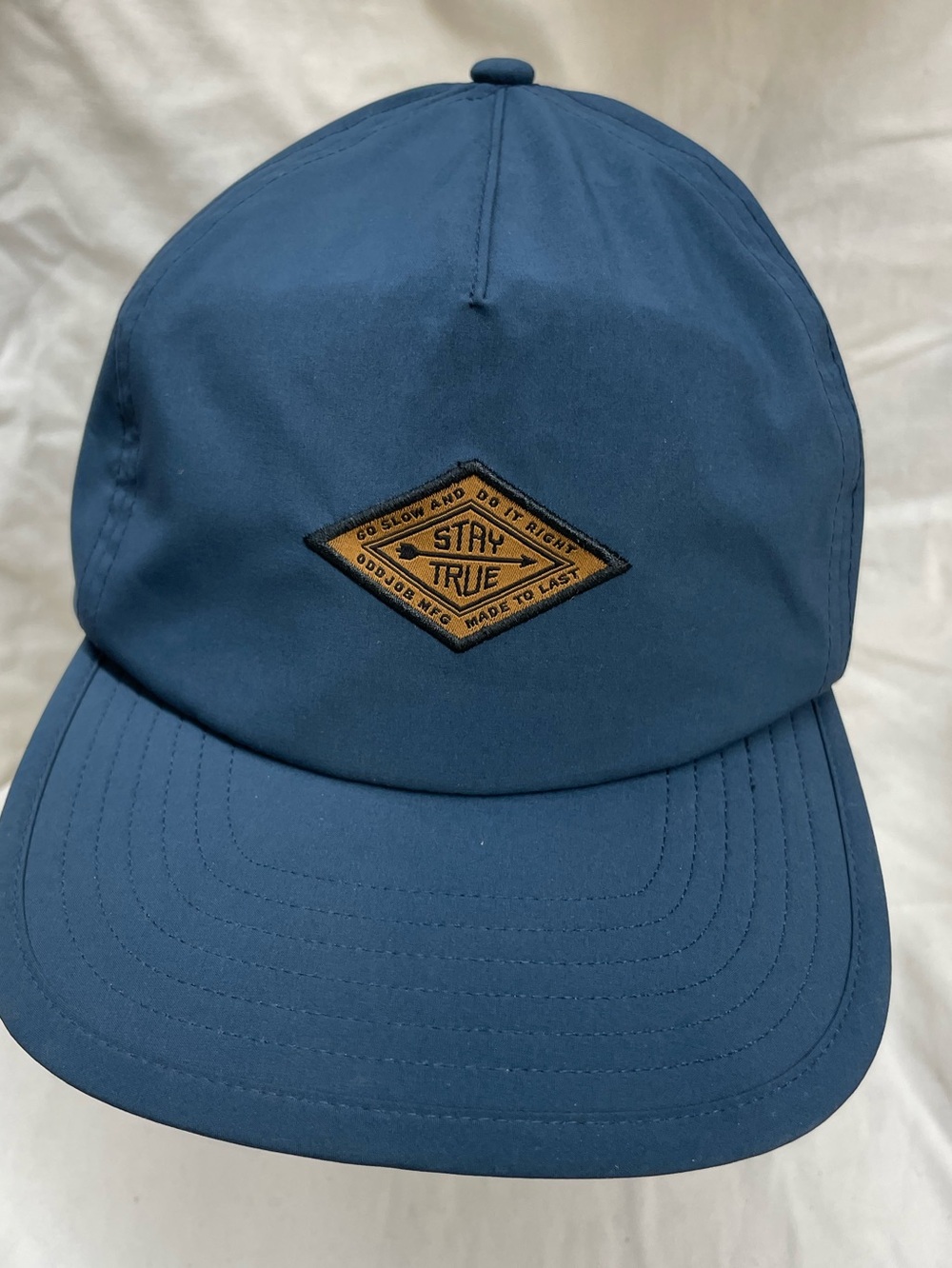 Stay True Embroidered Patch adjustable Cap - Blue OSFM